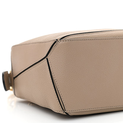 Loewe Grained Calfskin Small Puzzle Bag Sand 8 of 9