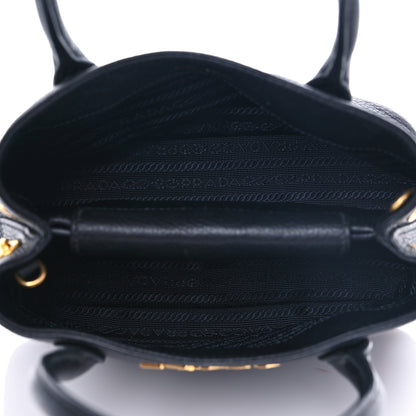 Prada Vitello Daino Bag Black 4 of 5