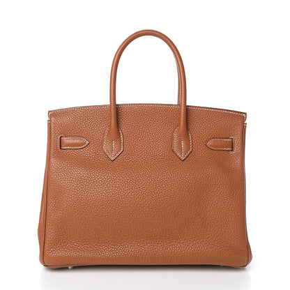 Hermes Taurillon Clemence Birkin 30 Gold 2 of 34