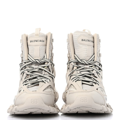 Balenciaga Mesh Nylon Womens Track Hike Sneakers 38 Full Beige 2 of 9