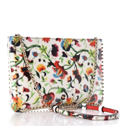 Christian Louboutin Patent Mosaique Studded Loubiposh Chain Clutch Multicolor 3 of 9