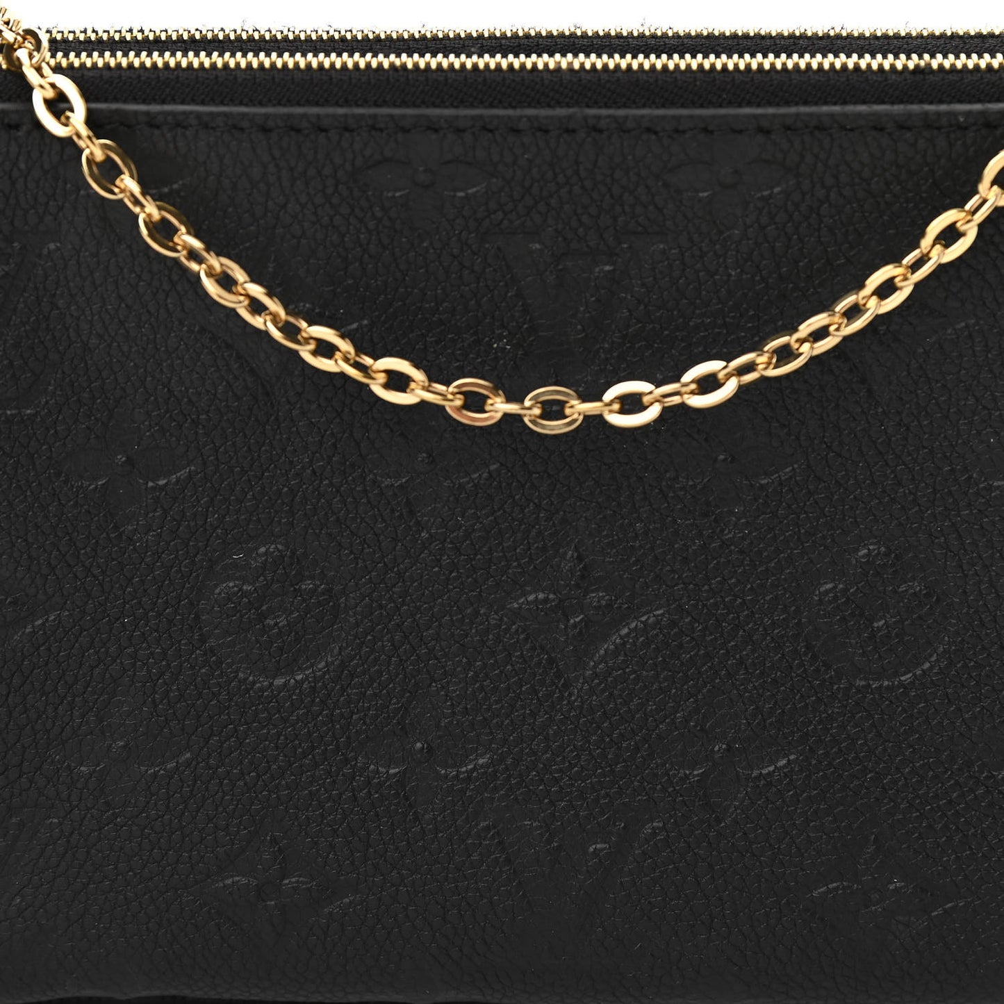 Empreinte Double Zip Pochette Black