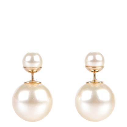 Christian Dior Pearl Mise En Dior Tribal Earrings 1 of 5