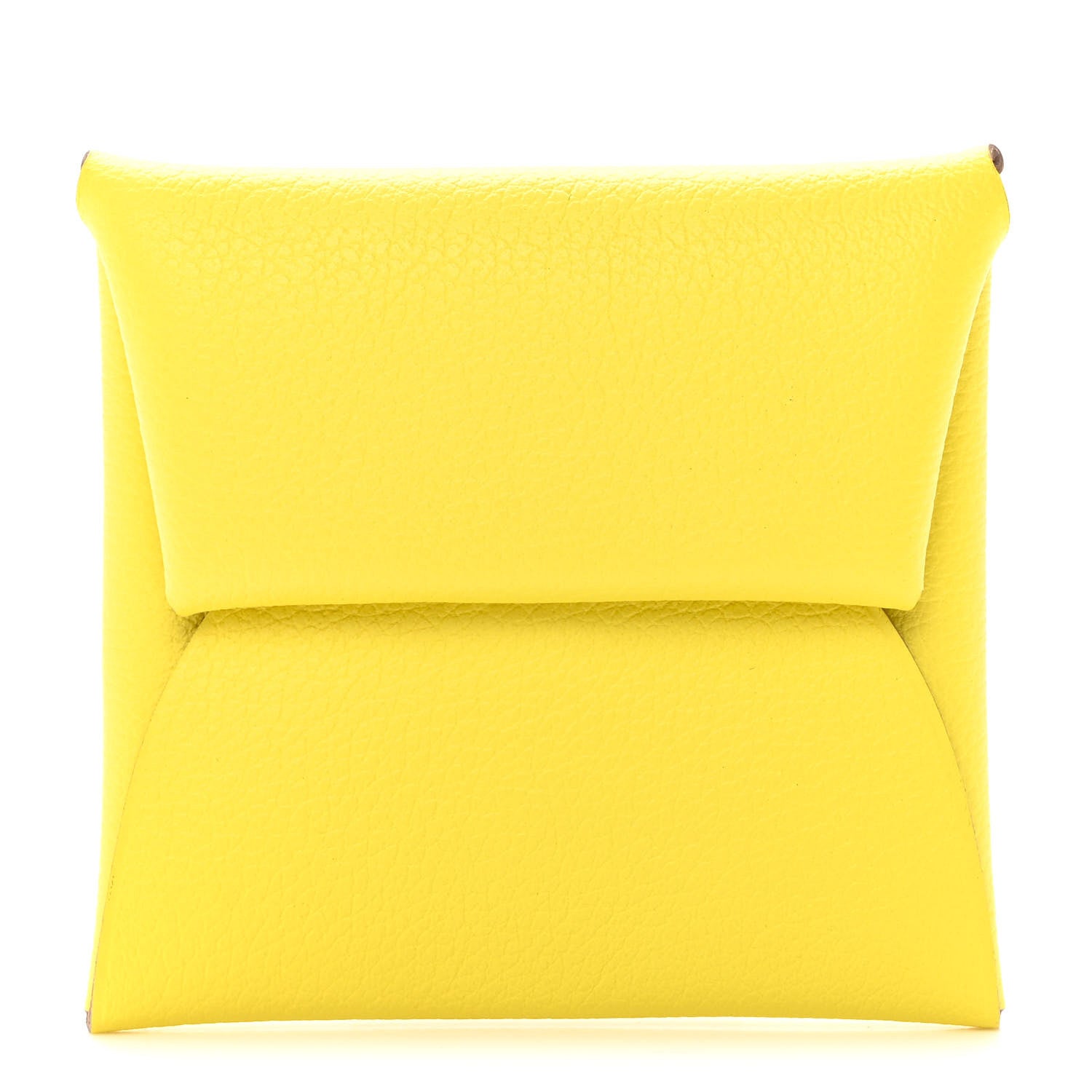 Hermes Evercolor Bastia Coin Purse Jaune De Naples Gold 1 of 7