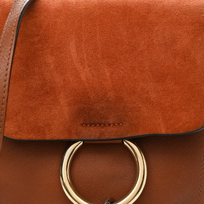 Chloe Suede Calfskin Small Faye Backpack Tan 8 of 10