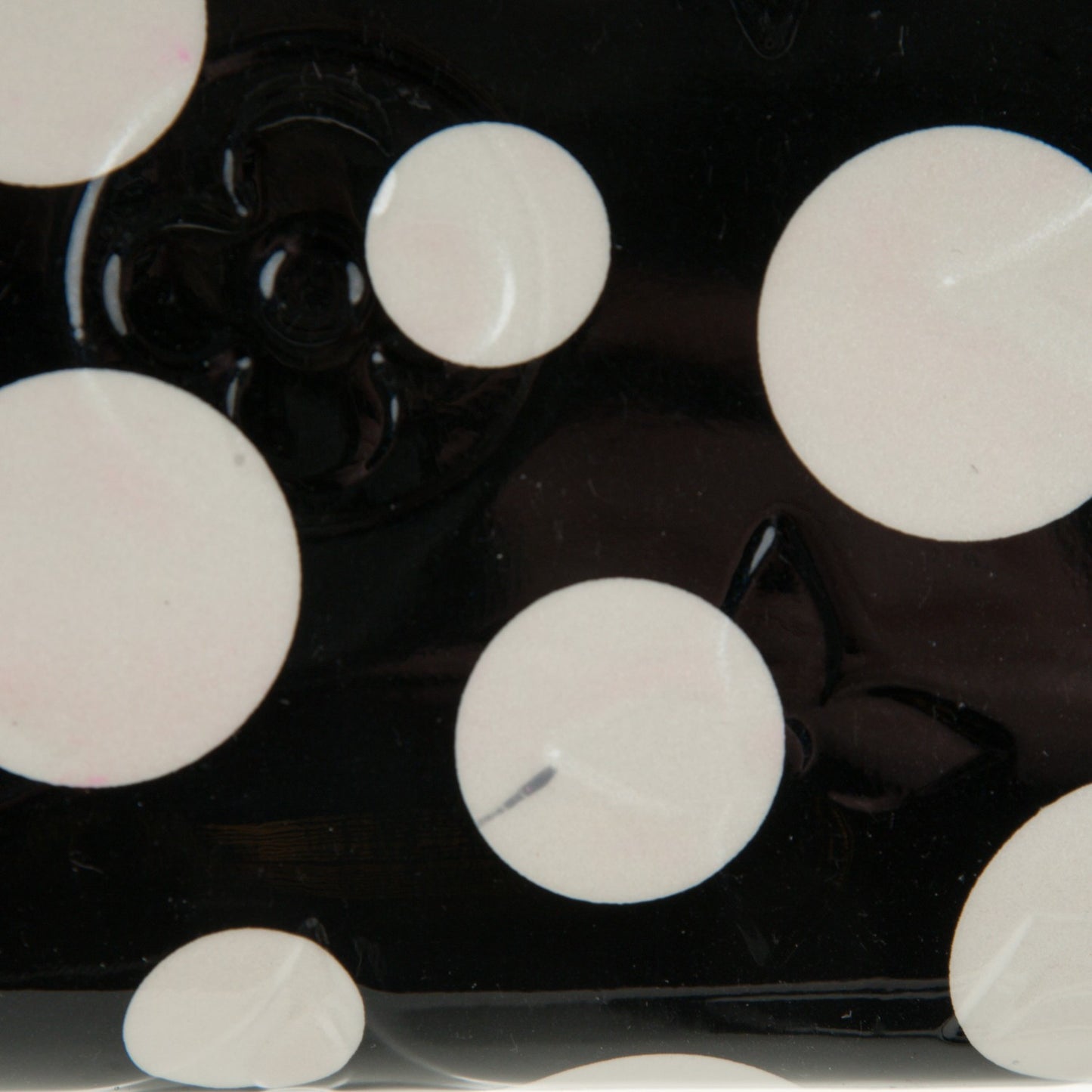 Vernis Kusama Infinity Dots Zippy Wallet Black