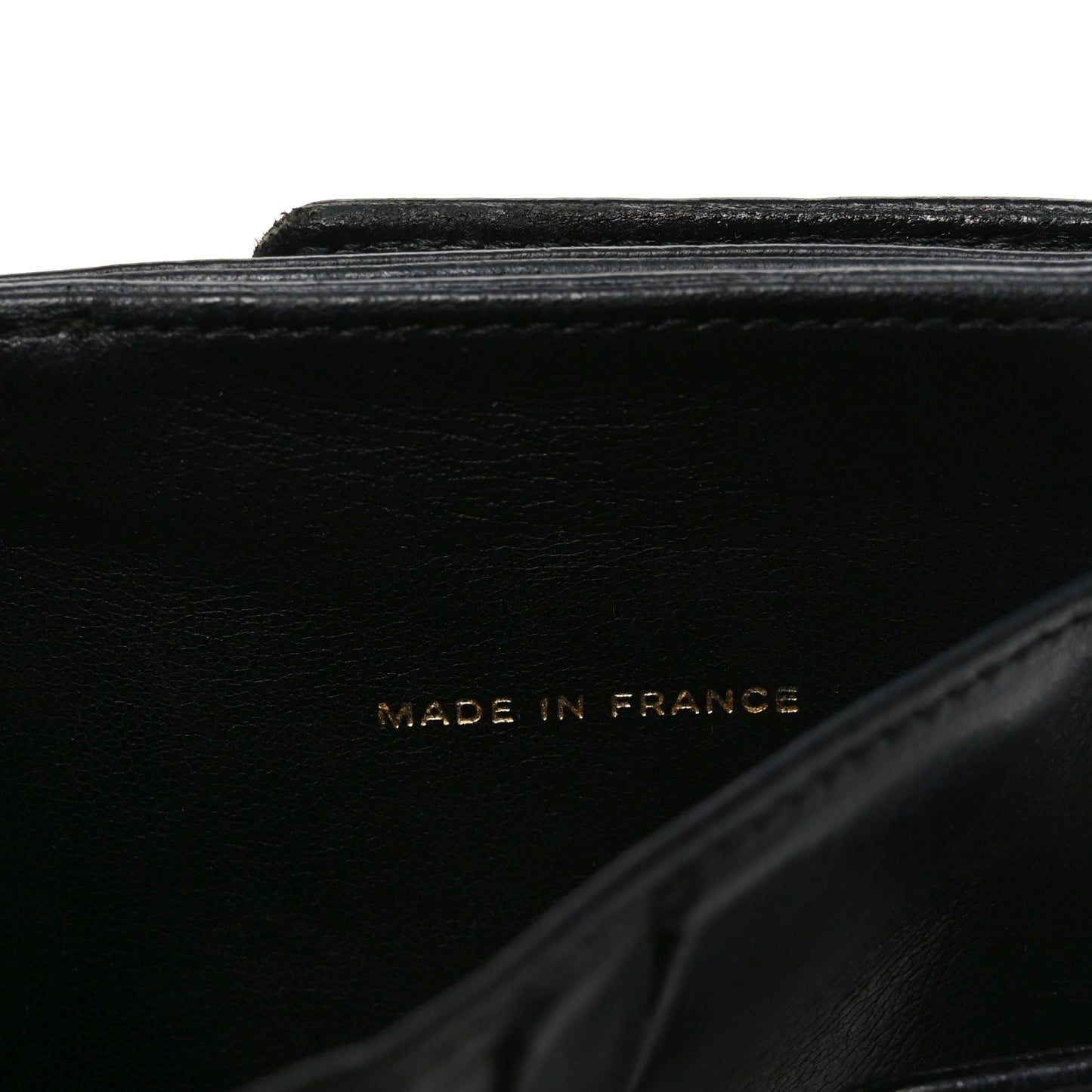 Caviar Timeless CC Compact French Wallet Black