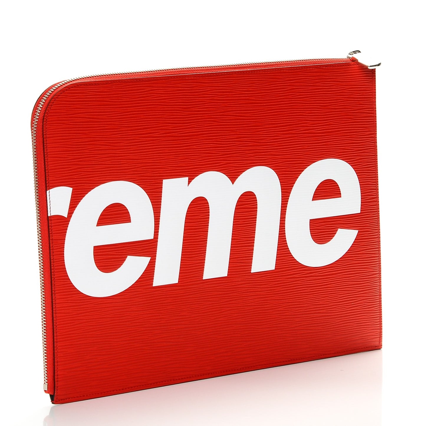 X SUPREME Epi Pochette Jour GM Red