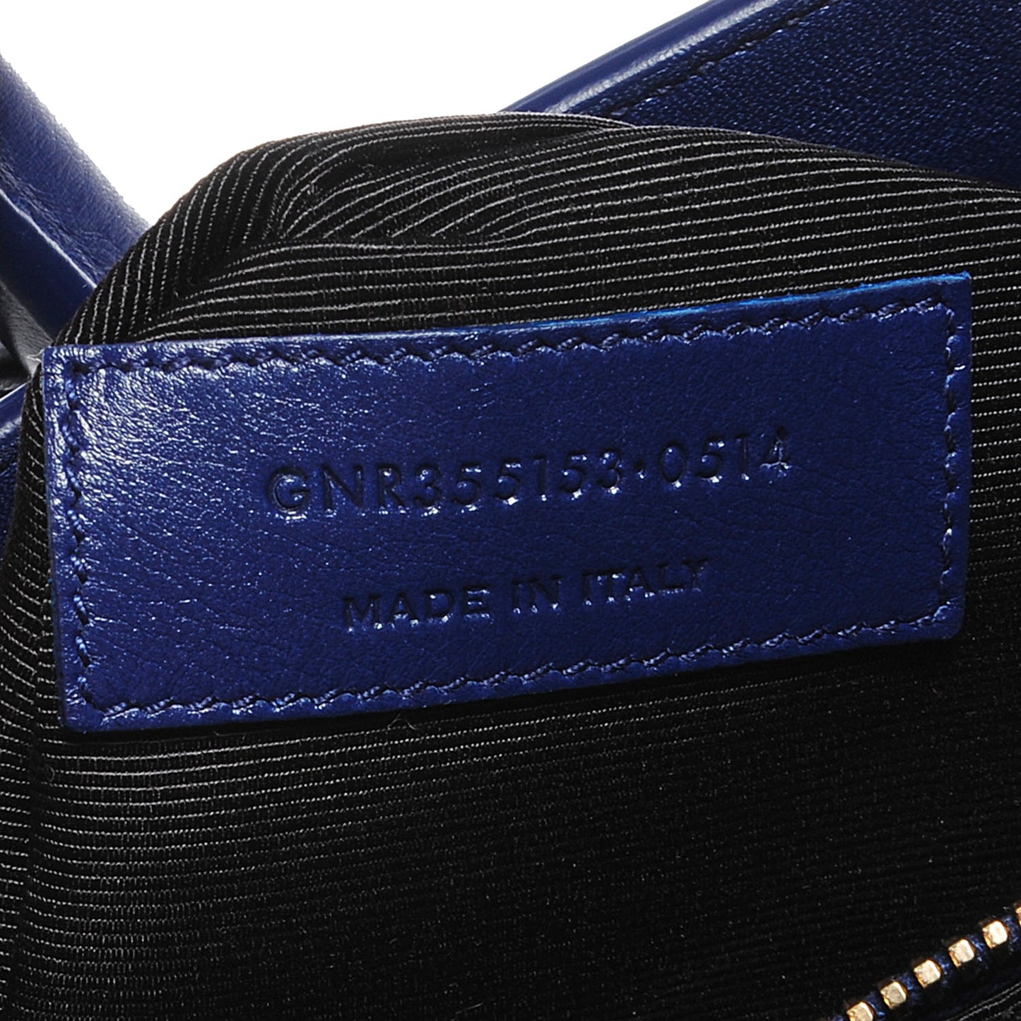 Calfskin Small Sac De Jour New Marine