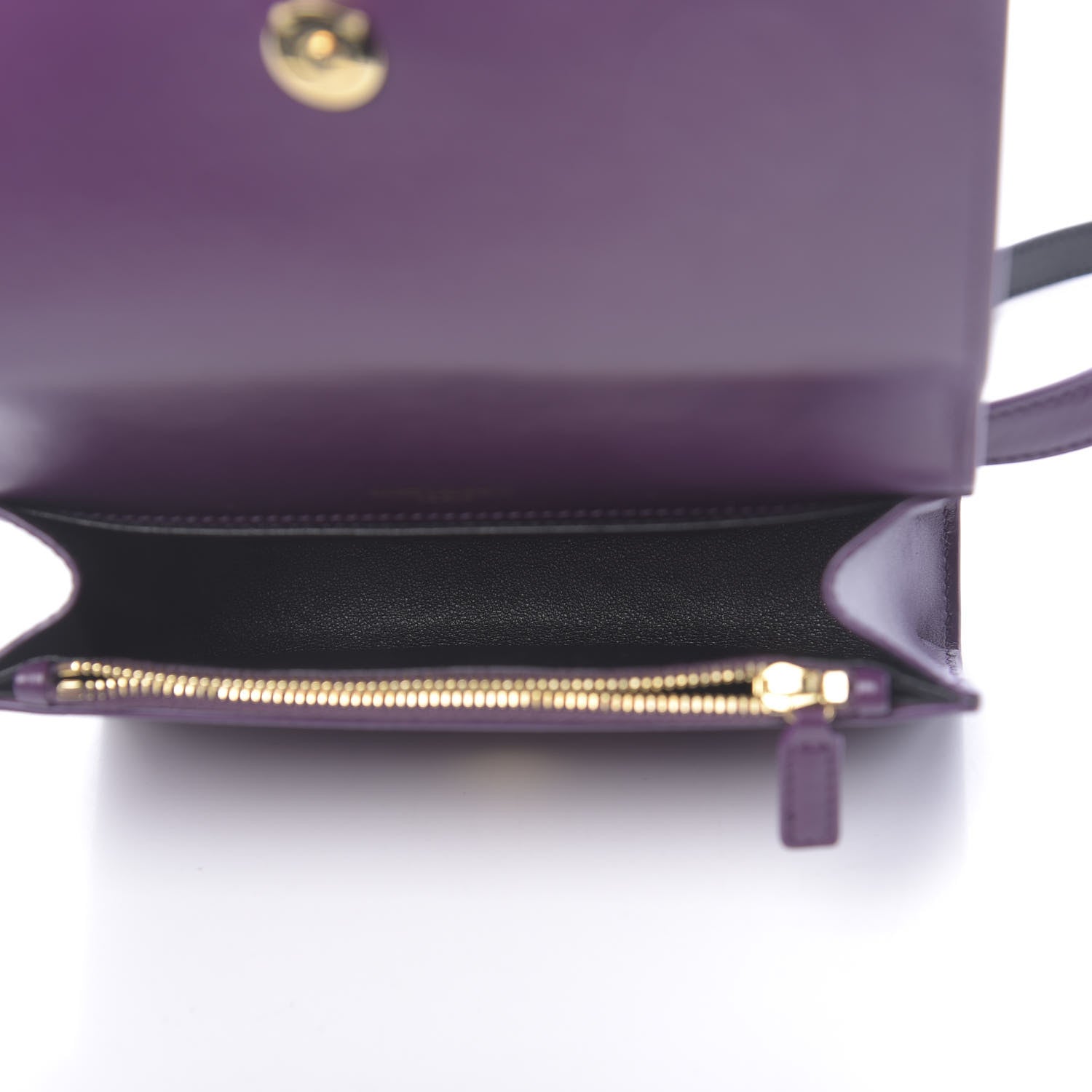 Saint Laurent Smooth Calfskin Monogram Kate Belt Bag Purple 5 of 9