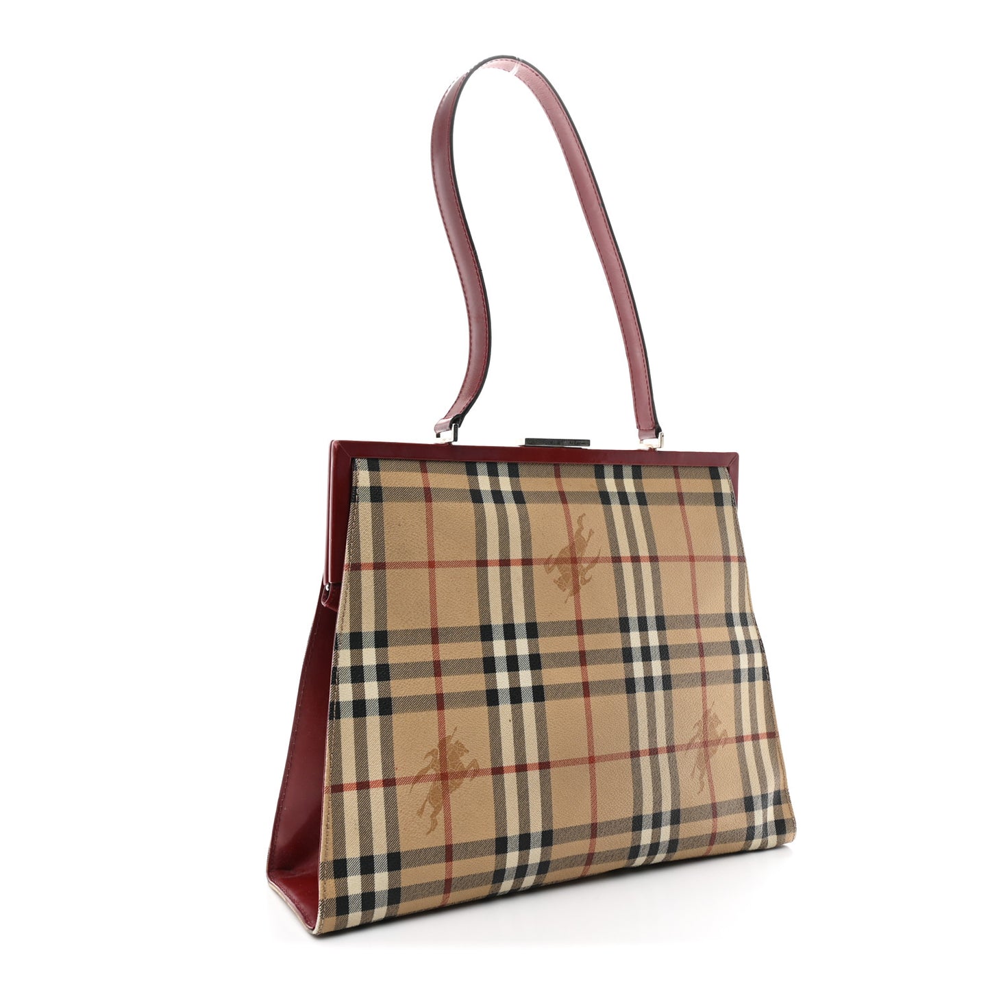 Haymarket Check Shoulder Bag Red