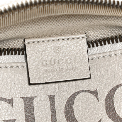 Gucci Grained Calfskin Small Logo Belt Bag White 5 of 10
