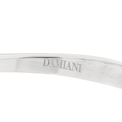 Damiani 18K White Gold Diamond Margherita Ring 53 6.25 4 of 5