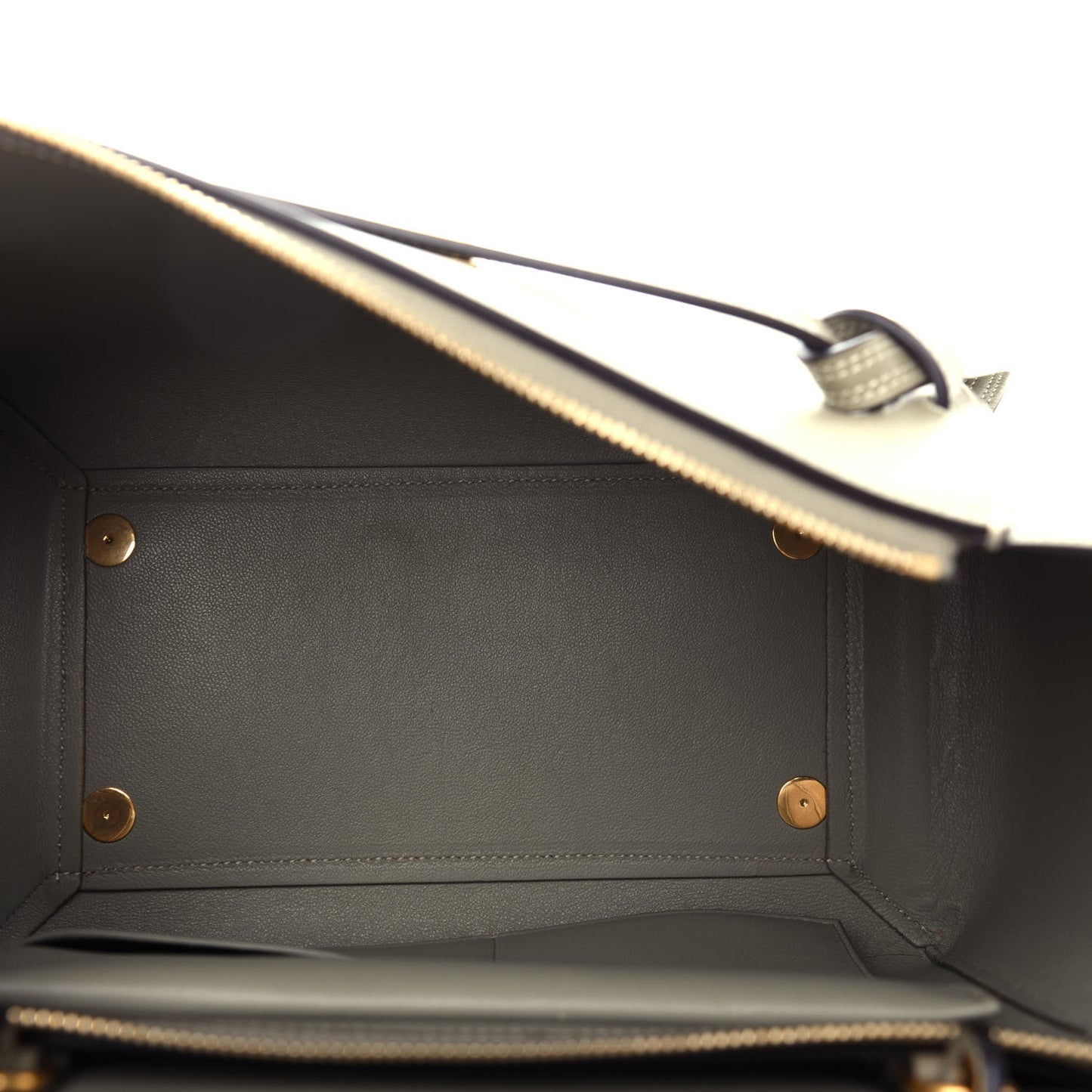 Palmelato Calfskin Mini Belt Bag Khaki Cream