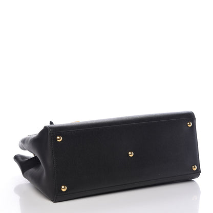 Fendi Vitello Elite Regular 2Jours Tote Black 4 of 9