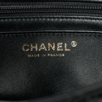 Chanel Lambskin Quilted Mini Top Handle Rectangular Flap Black 6 of 12