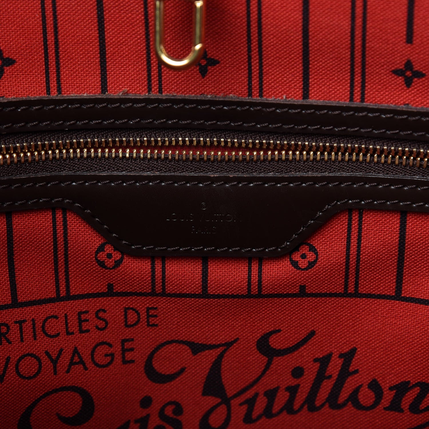 Louis Vuitton Damier Ebene Neverfull MM 8 of 11