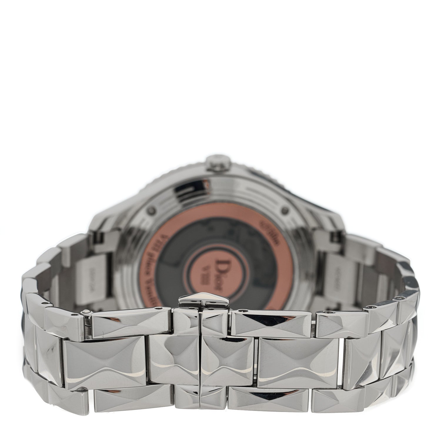 Christian Dior Stainless Steel Diamond Mother of Pearl 36mm Dior VIII Montaigne Automatic Watch 3 of 5