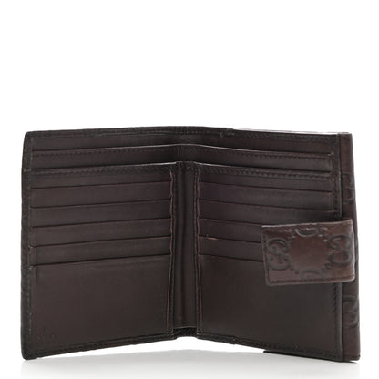 Gucci Guccissima Princy French Flap Wallet Chocolate Brown 6 of 9