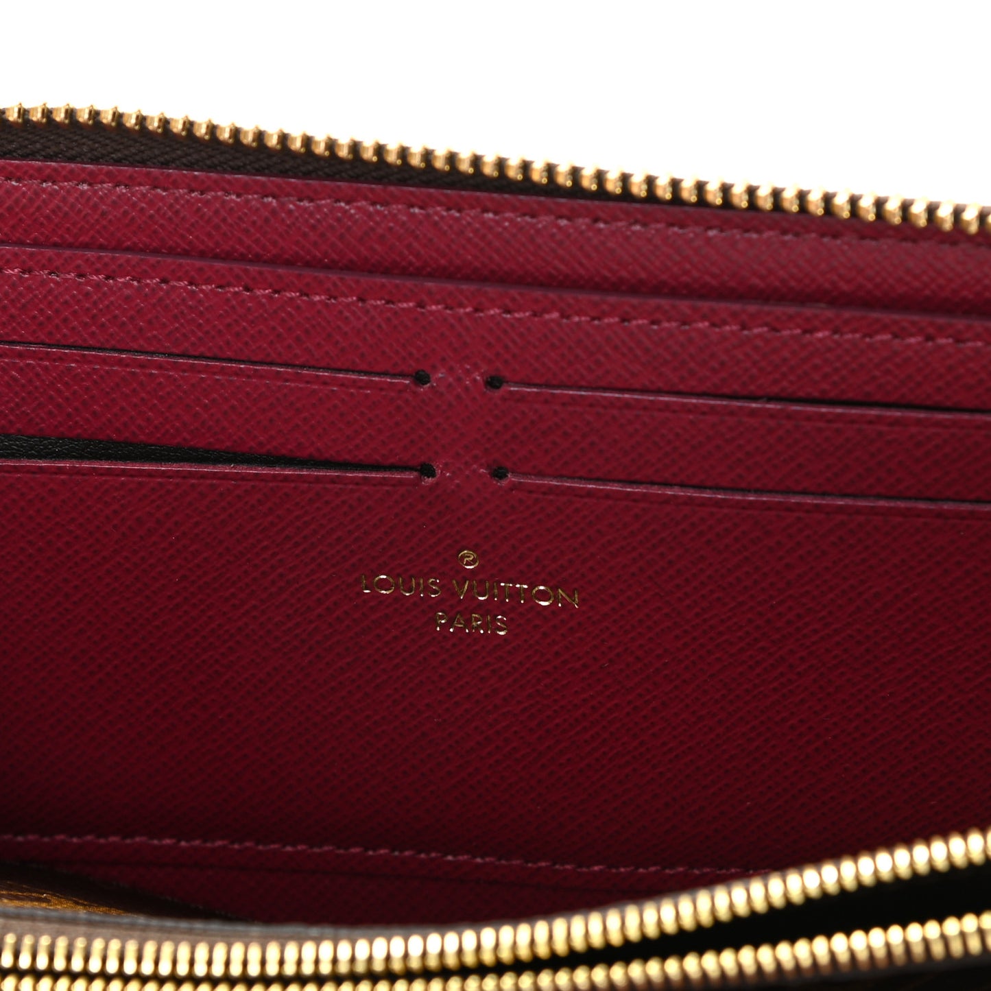 Monogram Clemence Wallet Fuchsia
