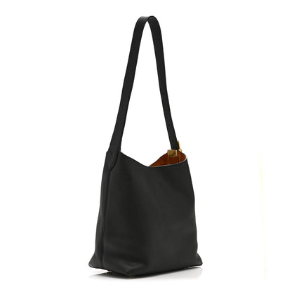 Louis Vuitton Grained Calfskin Low Key Hobo PM Black 4 of 10