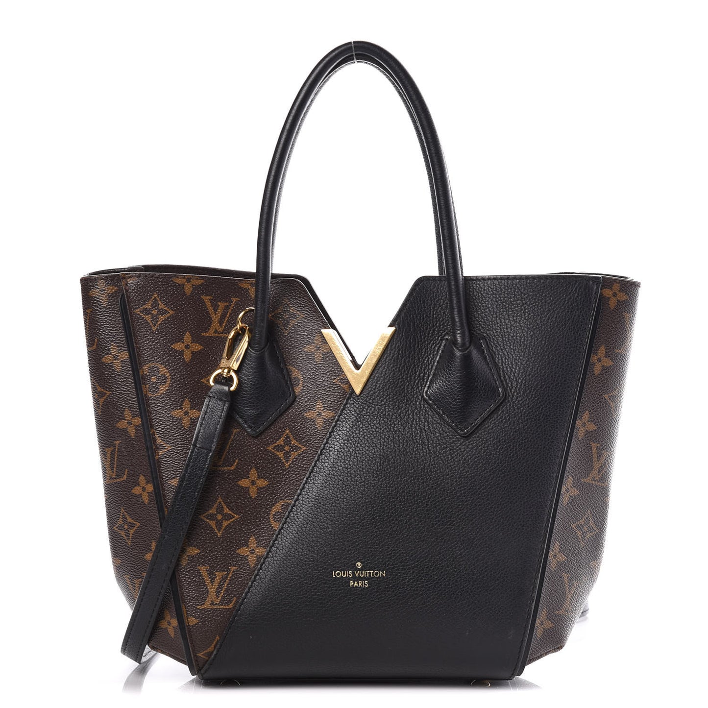 Calfskin Monogram Kimono Tote PM Black