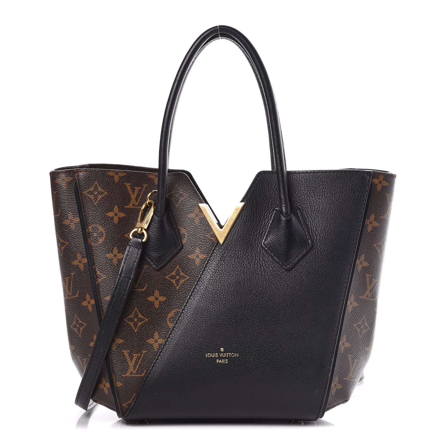 Louis Vuitton Calfskin Monogram Kimono Tote PM Black 1 of 20