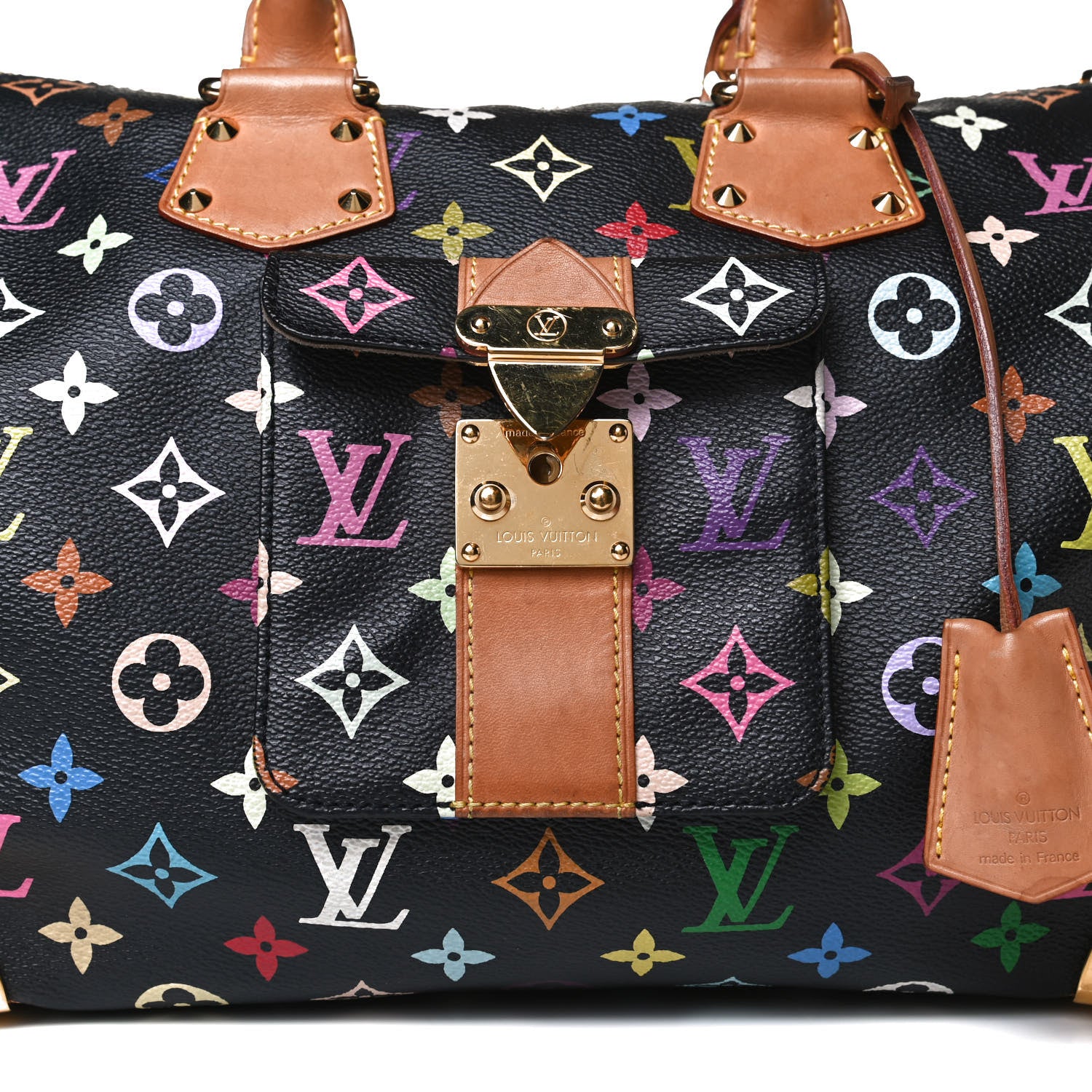 Louis Vuitton Monogram Multicolor Speedy 30 Black 7 of 11