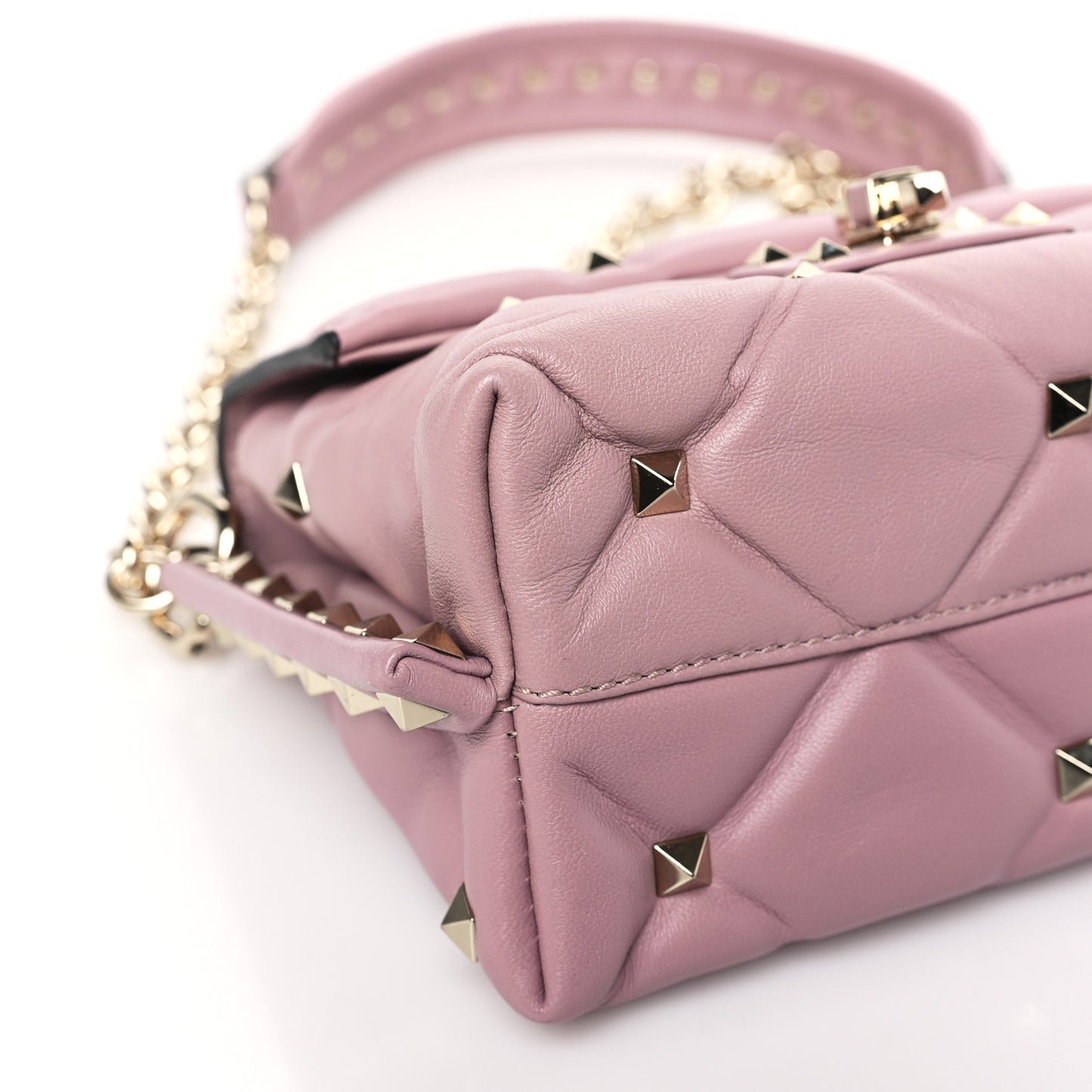 Nappa Mini Candystud Crossbody Bag Water Rose