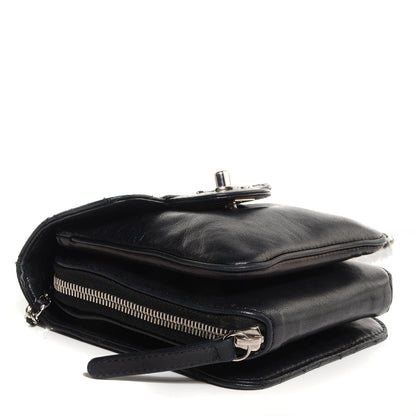 Chanel Lambskin Quilted Mini Crossbody Flap Black 5 of 9