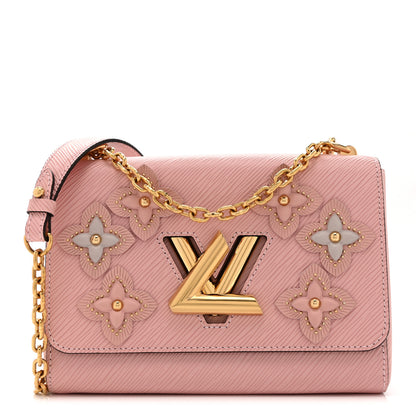 Louis Vuitton Epi Couture’s Flower Twist Shoulder Bag MM Rose Ballerine 1 of 11