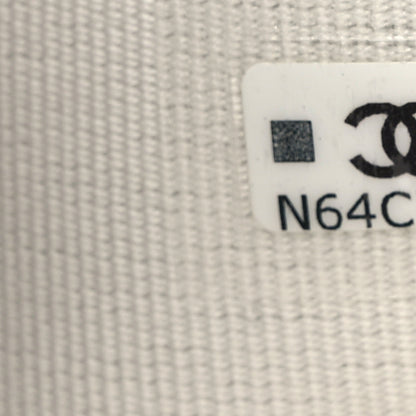 Chanel Caviar Quilted Compact Flap Wallet White 7 of 7