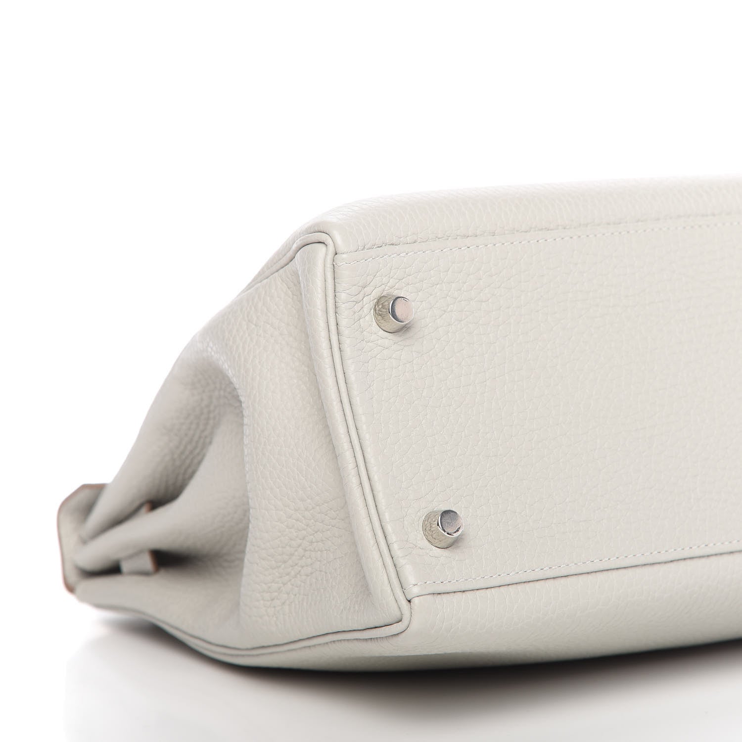 Hermes Taurillon Clemence Kelly Retourne 32 Gris Perle 6 of 11