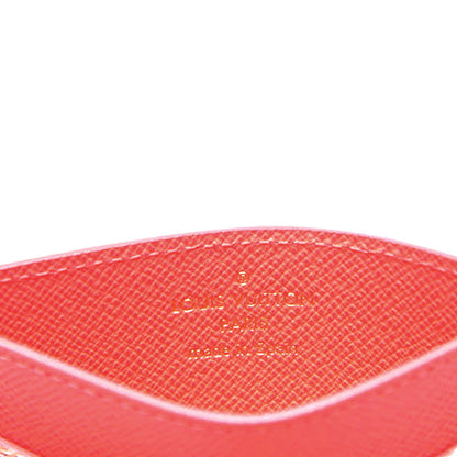 Louis Vuitton Damier Azur Daily Card Holder Rose Papaye 5 of 8