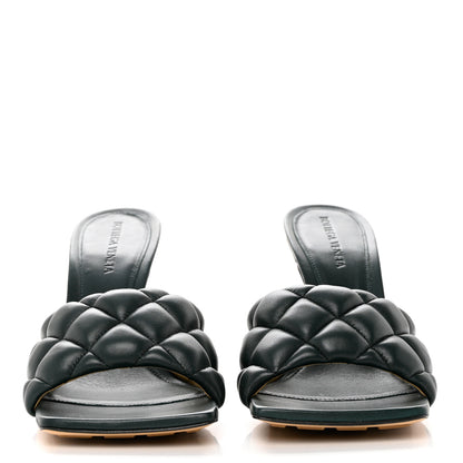 Bottega Veneta Nappa Matelasse Padded Mule Sandals 38.5 Inkwell 2 of 7