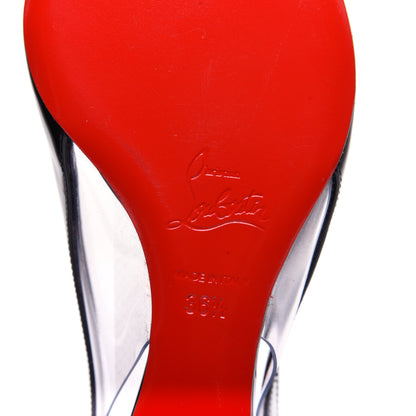 Christian Louboutin Patent PVC V Dec Flat 36.5 Black 10 of 10