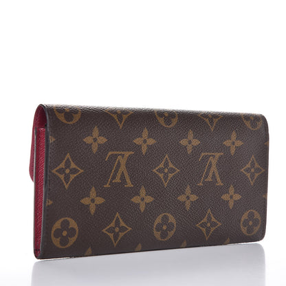 Louis Vuitton Monogram Emilie Wallet Fuchsia 3 of 8