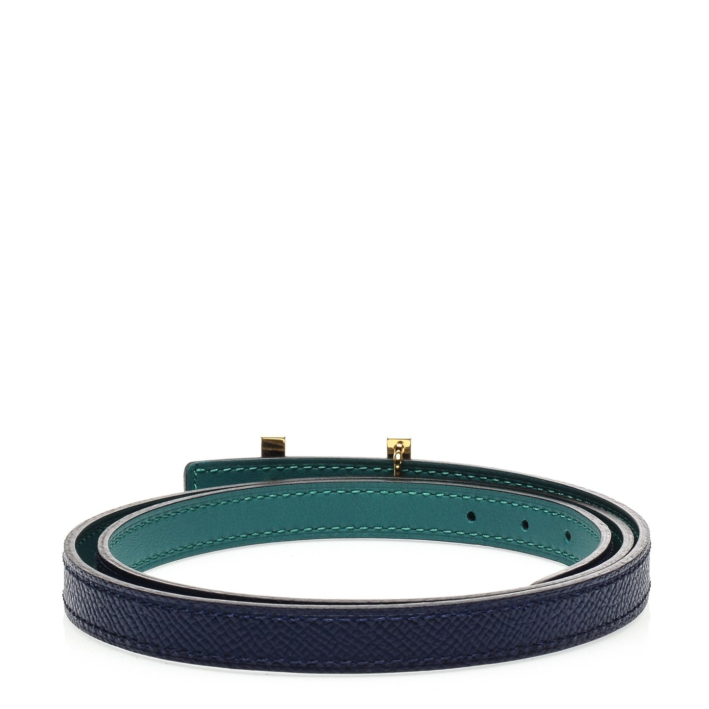 Swift Epsom13mm Focus Belt 80 Malachite Bleu Saphir