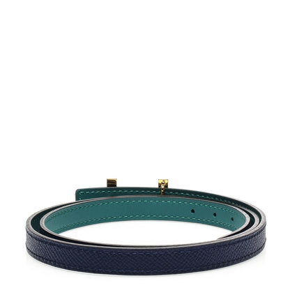 Hermes Swift Epsom13mm Focus Belt 80 Malachite Bleu Saphir 3 of 6