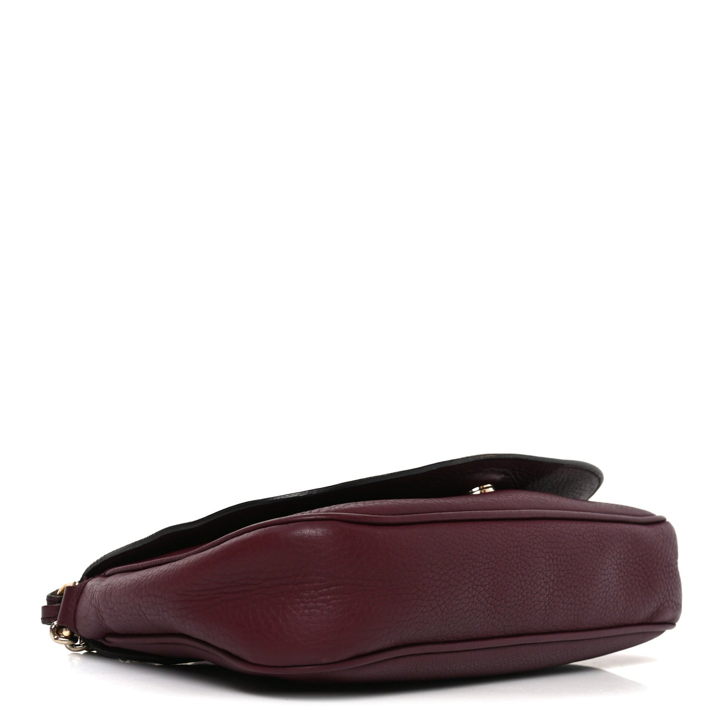 Pebbled Calfskin Medium Soho Flap Crossbody Peonia Flower