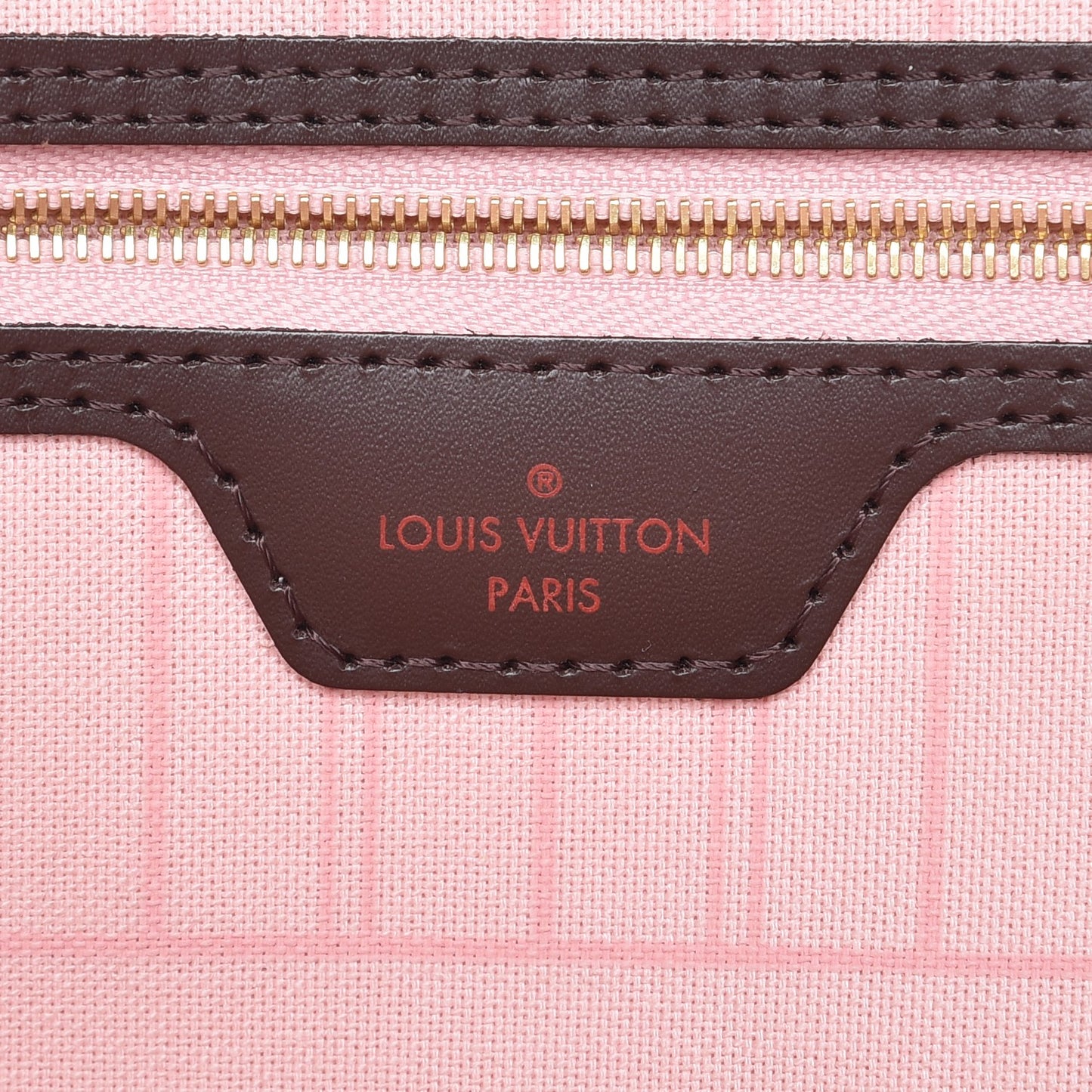 Damier Ebene Neo Neverfull MM Rose Ballerine