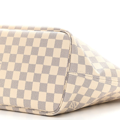 Louis Vuitton Damier Azur Neo Neverfull MM Rose Ballerine 11 of 11