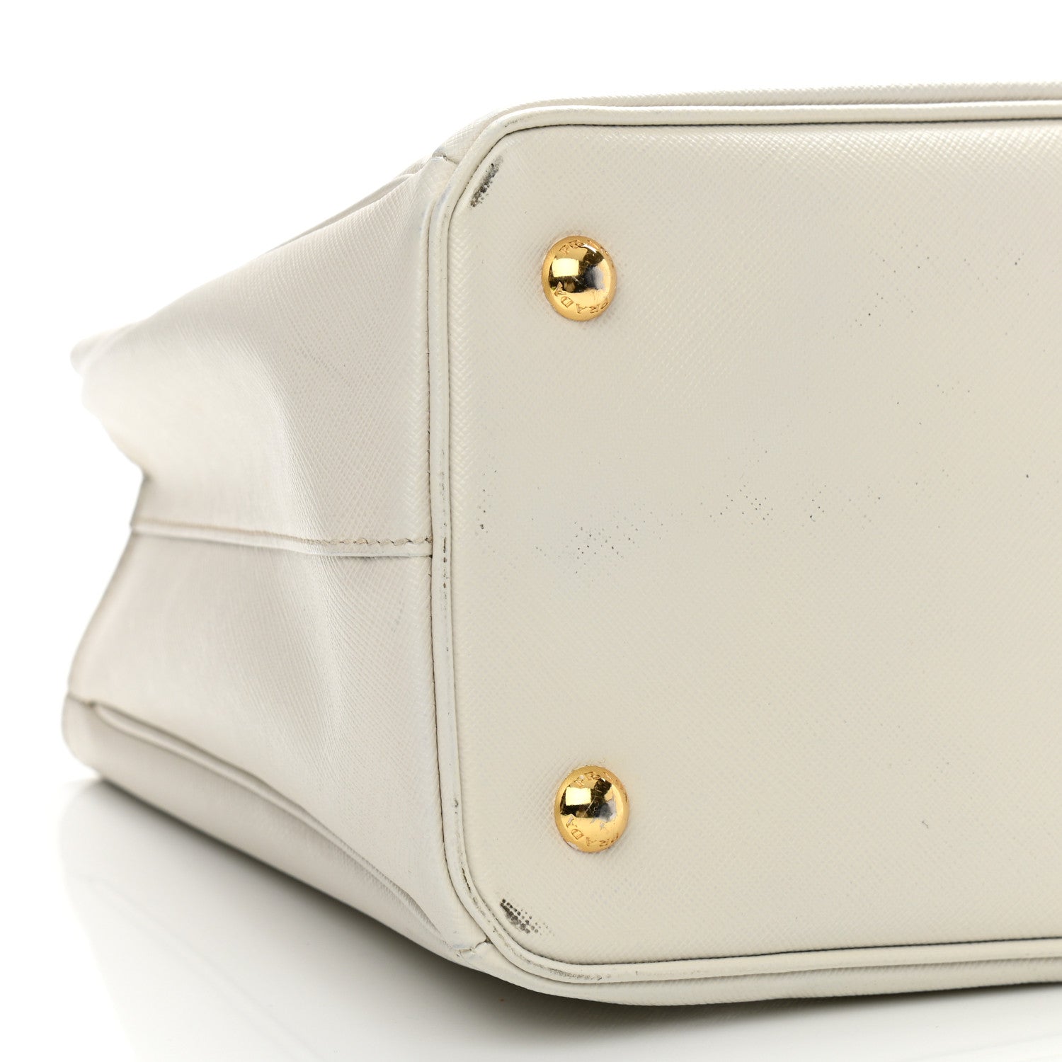 Prada Saffiano Medium Galleria Double Zip Tote Talco 9 of 11