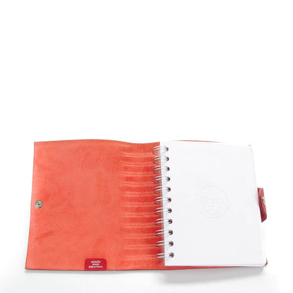 Hermes Togo Ulysse PM Notebook Cover Rouge Garance 4 of 7