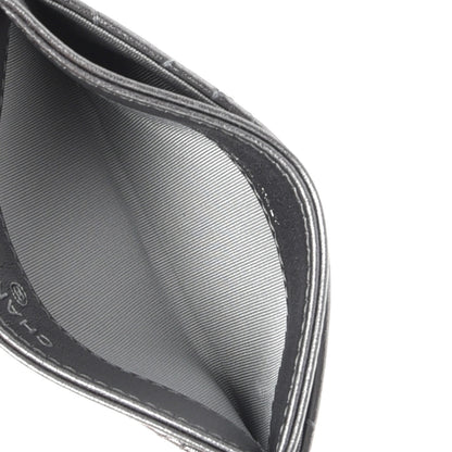 Chanel Metallic Lambskin Camellia Embossed Card Holder Silver 5 of 8