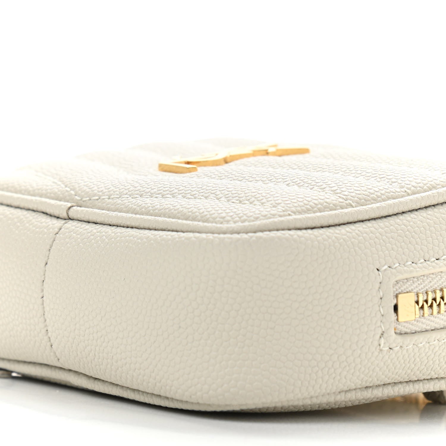 Saint Laurent Grain De Poudre Matelasse Monogram Baby Lou Camera Bag Crema Soft 10 of 12