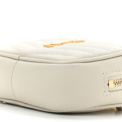 Saint Laurent Grain De Poudre Matelasse Monogram Baby Lou Camera Bag Crema Soft 10 of 12