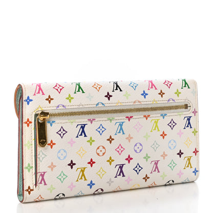 Louis Vuitton Monogram Multicolor Eugenie Wallet White Anie 2 of 4