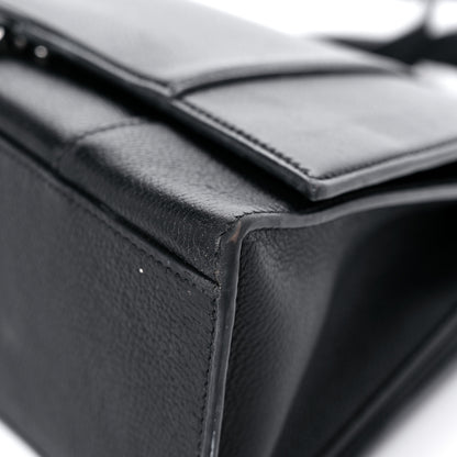 Balenciaga Grained Calfskin Medium Hourglass Top Handle Bag Black 9 of 18