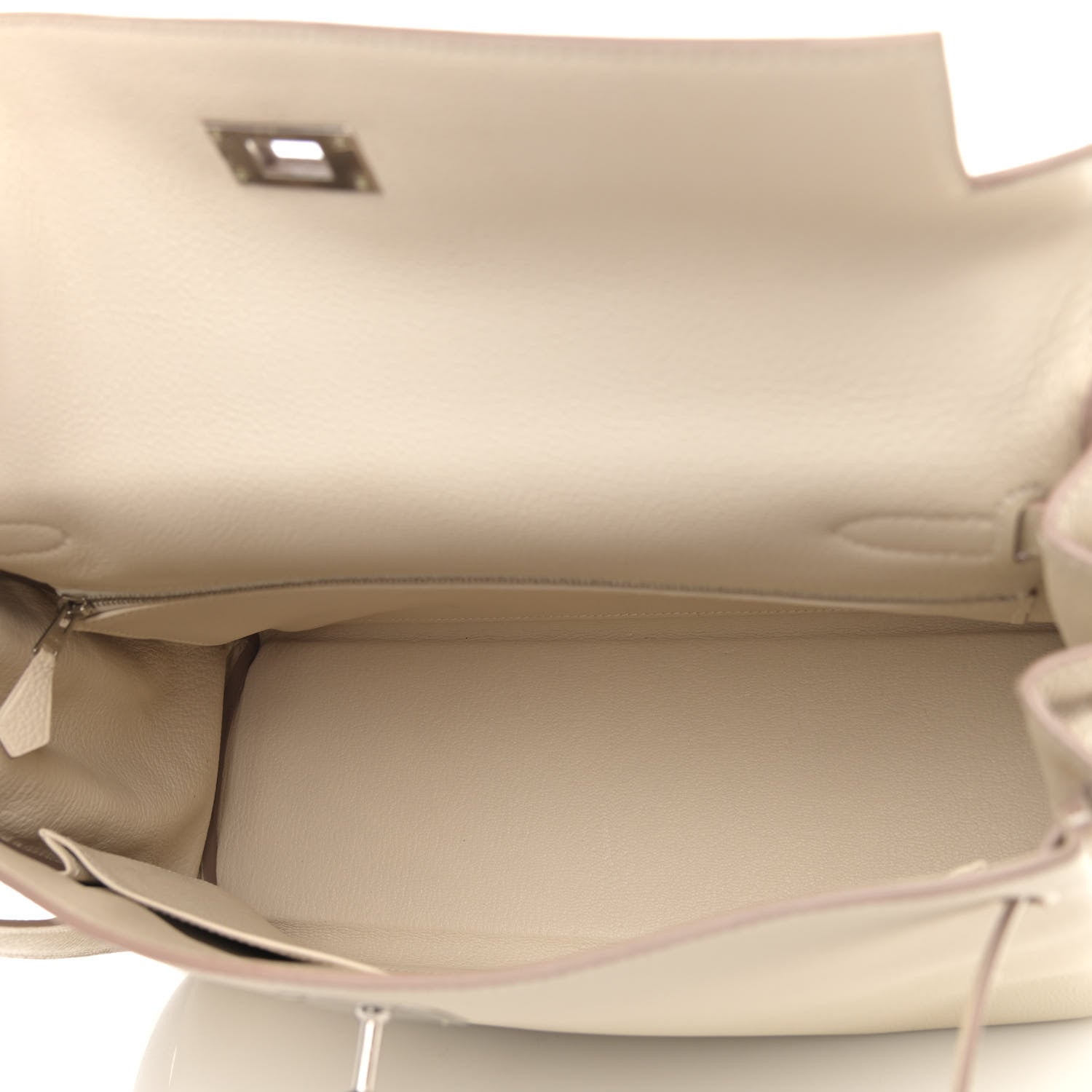 Hermes Togo Au Galop Kelly Retourne 32 Craie Rouge H Fauve Black 5 of 12